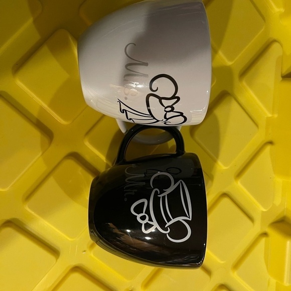 Disney Parks black and white Mr. & Mrs. Mugs - Picture 4 of 9